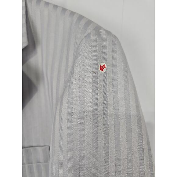 Falcone Longline Boy's Blazer 90s Suit Jacket 20R Pinstripe Gray - Picture 5 of 10